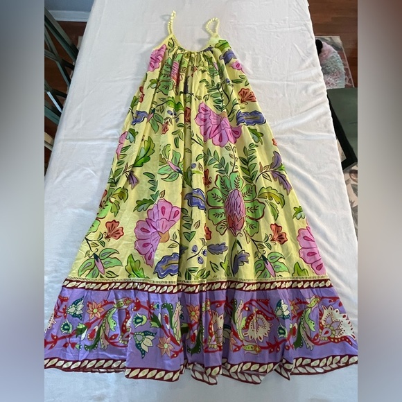 FARM Rio | Floral Insects Maxi Dress | OVERSIZE Size XS - Picture 10 of 11